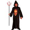 W WIDMANN MILANO Party Fashion WIDMANN MILANO PARTY FASHION Skeleton Devil Costume Skeleton Devil Tunica con Cappuccio Taglia 128 Cm / 5 7 Years 634 Bambini e ragazzi