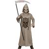 W WIDMANN MILANO Party Fashion - Costume da Mietitore, Skull Master, Grim Reaper, travestimento per Halloween per bambini