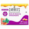 Zarbee's Gola & Sistema Immunitario Caramelle Per Gola Irritata Gusto Classico 24 Pastiglie