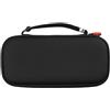 Linhexis Custodia per console ANBERNIC RG 55G1, nero | Organizer compatto in nylon con scomparti con cerniera, portaoggetti da viaggio per console, cavi, controller e giochi