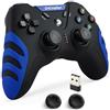 DuLingKer Controller PC con Hall Effect Joysticks per Windows PS3 Android TV Steam | Wireless 2,4G Game Joystick Gamepad con Effetto Hall Sticks Doppia Vibrazione, per Windows PS3 Android TV Steam Raspberry Pi
