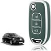 TOOMUME Cover Chiave Auto per Renault Clio 5 Twingo 3 Megane 4 Trafic 3 | Silicone Morbido, Antiurto, Anticaduta, Antigraffio, Custodia Protettiva Chiave per Kangoo Captur Kadjar Dacia Duster Sandero