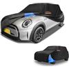 Partuto Copertura Auto Per BMW Per Mini Cooper 2014-2024 1 Pc | Nero, Blu, 210D Oxford Cloth, 410x175x135cm, Impermeabile, Anti-UV, Striscia Riflettente, Antipioggia, Protezione Completa.