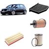 OP Kit tagliando 4 filtri per Volkswagen Golf 5 V 1.9 TDI,BLS/BXE/BKC