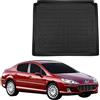J&J AUTOMOTIVE SCOUTT Vasca Bagagliaio per Peugeot 407 4-Porte Berlina 2004-2012, in TPE su Misura, Proteggi Baule con Bordo Alto 4 cm, Antiscivolo, Inodore