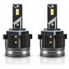 W-Parts Lampade LED Auto 6000K Bianco Ghiaccio - Kit 2 Pezzi - Alta Luminosità, Raffreddamento Attivo con Ventole Interne, Canbus Integrato - 0 Errori - Plug&Play Nessuna Modifica (H7 specifico VW - MERCEDES)