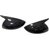 MTPIVFD Calotta Specchietto Retrovisore Per Dacia Per Sandero 2021-2024 Adesivo Per Auto Retrovisore Copertura Laterale Dello Specchio Ala Cap Porta Esterna Vista Posteriore Custodia(Carbon)