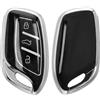 kwmobile Cover Chiave Auto Compatibile con MG 3-pulsanti ZS MG4 MG5 MG6 - Custodia Chiavi Auto Copri Telecomando - Copertina Chiave - Copertura in Silicone TPU