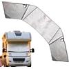 Generico Copriparabrezza camper Copertura Universale Riflettente In Foglio Di | Parasole Parabrezza Camper per auto veicoli camion viaggio ogni esterno campeggio parcheggio interno e d