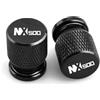 chennini Cappucci per valvole pneumatici Per Hon@&da NX500 NX400 NX 400 500 Tappo Valvola Pneumatico In Alluminio CNC, Copri Ruota, Accessori Per Moto(NX500 Black)
