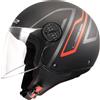 LS2, Casco Moto Jet SPHERE LUX II MINIM Black Red, XS