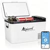 Alpicool K25 Frigorifero per Auto 25 litri circa Mini Frigorifero Portatile Elettrico Congelatore per Auto/RV Camion Barca Campeggio 12/24V DC con Controllo Schermo-touch e LCD Display