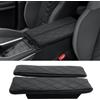 CDEFG Compatibili con Jeep Compass 2026 Facelift Copribraccioli | e-Hybrid Copertura per bracciolo centrale, 4 pezzi, in ecopelle, accessorio per auto, spugna ispessita