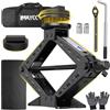 IMAYCC 3T Cric Per Auto Per BMW Auto Con Tampone In Gomma,Acciaio Robust | 3000KG Universale Cric a Forbice Auto Con Chiave Per Dadi Ruota, Kit Emergenza Auto Per Auto BMW(1/3/5/6/7/Z/X) SUV MPV