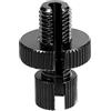 X AUTOHAUX 1 pz M10 freno frizione cavo linea regolatore vite bullone di regolazione con intaglio per moto bici scooter lega di alluminio nero