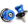 YUTUJBKM nottolini cavalletto moto Per Triumph Trident 660 2021-2024, Bulloni M8 CNC, Accessori Per Supporti Forcellone, Viti Per Cavalletto(Blue)