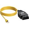 AUTOUTLET Cavo Ethernet ENET OBD2 Compatibile con Serie F,Cavo Diagnostico OBD2 a RJ45,Adattatore da 16 Pin a RJ45, Lunghezza 2 Metri,per Diagnosi e Programmazione Modelli 1/3/5/6/7/X