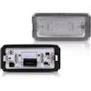 Esrqre Lampada Targa Compatibile Per Fiat 500 Per Abarth 500 2007-2016 Per 500C Gruppo Luci Targa A LED Bianche Auto
