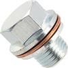 AERZETIX Tappo di scarico della coppa dell'olio M14x1.5 con anello di tenuta compatibile con OEM 90009PY3000 / 2151221000/251221010