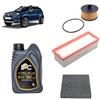 OP Kit tagliando 3 filtri + 5L olio 5W-30 IPC LS compatibile con Dacia duster hm 1.0 LPG Benzina/gasauto (gpl) 2019+