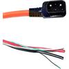 JNCGESW PER Super Soco TC TS Tsx Cu(Circular Line),Presa per caricabatterie per connettore per moto Linea circolare Linea quadrata