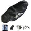 farbrothersonline COMPATIBILE CON YAMAHA X MAX 250 ABS COPRISELLA TELO FELPATO IMPERMEABILE ANTIGRANDINE ANTIGRAFFIO ANTIPIOGGIA ANTIMUFFA ANTI ESCREMENTI DIEFFE 130X72CM COPERTURA SELLE MOTO SCOOTER