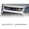 OMAC Griglia Calandra Grillleisten compatibile con Ford Transit Tourneo Custom 2013-2018 Cromato 2x