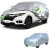 Generico personalizzato telo auto Compatibile con Honda HRV 1996-2026,protezione solare,dalla pioggia,dal vento,dalla polvere,con cerniera(silver green)
