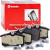 Brembo P68024 Pastiglia Freno Disco Posteriore | Compatibile con: CITROËN C3 / C3 ORIGIN III, C3 AIRCROSS II, C3 AIRCROSS II Van, C3 II, C3 II Kasten/Schrägheck, C4 CACTUS