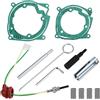 QWORK® 14 Pezzi Kit di Riparazione Riscaldatore Diesel 12V 2KW 5KW 8KW con Guarnizioni e Chiave, per Camper, Auto e Camion