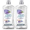 Generico Alba Acqua Demineralizzata Profumata Lavanda per Ferri a Vapore | Previene il Calcare, Per Umidificatori, Nota Profumata, Confezione da 2, Uso Domestico