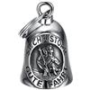 BOBIJOO Jewelry - Fortunato moto campana St. Christoph Gute Fahrt in acciaio inox argento