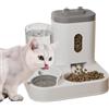 Generisch Mangiatore Automatico Dispenser Intelligente 2-in-1 per Cibo ed Acqua | Mangiatore Automatico per Animali Domestici per e Cuccioli Alimentazione e Abbeveraggio Umido Secco Interno Esterno