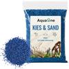 AquaOne Ghiaia per Acquario Sabbia 5 kg | Fondo chiaro nero multicolore fine medio grossolano | Ghiaino per Acquario di Qualità Premium | Sabbia di Quarzo Ghiaino per Acquario Decorazione Aquascaping