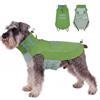Hjumarayan Giacca impermeabile per cani con apertura per imbracatura, leggera e calda | Apertura dell'imbracatura con cerniera impermeabile | Riflettente | Collo e orlo regolabili | Area elastica dell'addome
