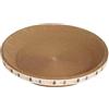 Generic Tiragraffi ovale per gatti da interni, in cartone ondulato, per grattare, allungare, giocare e rilassarsi, 43 x 30 cm (rotondo)