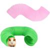 HO-SFSM 2 tunnel estensibili per animali domestici, tunnel retrattili | tunnel da gioco per piccoli animali, conigli, porcellini d'India, visoni, marmotte, ricci, cincillà
