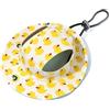Generic Cappello da sole regolabile per cani e gatti, giallo, taglia S | Simpatica stampa anatra gialla, protezione solare estiva, sottogola