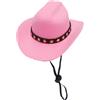Generic Cappello da cowboy per gatti con sottogola | Piccolo cappello da cowboy per cosplay, per gattini, cuccioli, feste, Natale, compleanno, vacanze, foto