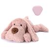 Moropaky Heartbeat - Giocattolo per cani, con battito cardiaco, per alleviare l'ansia e calmare il battito cardiaco, peluche per un comfort durante il sonno, coccole per addestramento, colore: rosa