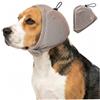 Ameble Cuffie Termiche Spesse e Regolabili con cancellazione del Rumore per Cani, Protezione per Le Orecchie per toelettatura e Sollievo dall'ansia, temporali con fuochi d'artificio (Marrone, M)