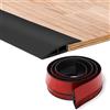 MAGOSIS Striscia autoadesiva di transizione per pavimenti, 1,2 m, forte adesivo, ideale per moquette, laminato e piastrelle, porte e bordi (10 mm, nero)