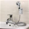 mumisuto Doccetta per Lavandino, Set Soffione Doccia Telescopico Doccino, con Deviatore per Rubinetto e Tubo Doccia, Perfetto per Igiene Personale Doccia Bagno WC