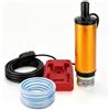WODHMIEY Pompa sommergibile a batteria 30 l/min 5 m compatibile con | Trasporta acqua e diesel fino a 30 l/min, 5 m di altezza di erogazione e 2 m di profondità di immersione consentita