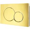 VALLVATER Piastra attuatore a doppio flusso compatibile con Geberit 115.770.46.6, oro lucido