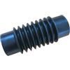 Vyloky Tubo corrugato EPDM con 2 fascette | Ø 40 - 70 mm × 150 - 500 mm | da -40 °C a +220 °C | tubo di scarico flessibile per casa, lavatrice e massaggio a ponte (gomma nera, diametro 50 mm × 350 mm)