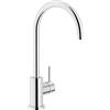 Nobili Rubinetterie Lv00133 Miscelatore Monocomando per lavello da cucina con bocca girevole Collezione Live Cromo