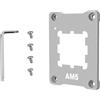 Alide Supporto CPU AM5, staffa non-cedimento, telaio di fissaggio in lega di alluminio, 69x53 mm, argento