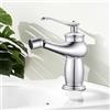 Rehomthy Rubinetto Bidet Cromato, Rubinetto Bagno Lavabo Monocomando, Miscelatore Bidet con Beccuccio Girevole, Connessione Standard G3/8