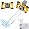 CDIYTOOL Miscelatore per cemento senza fili compatibile con batteria Dewalt da 20 V, 680 giri/min con 6 velocità, agitatore elettrico per calcestruzzo per miscelare foraggi, mortaio, vernice, colla mastice